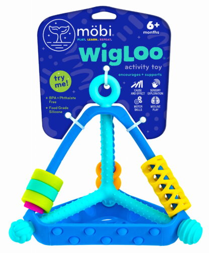Zabawka sensoryczna - gryzak Wigloo, marki Mobi.